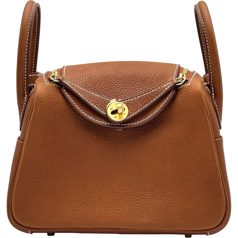 エルメス HERMES リンディ2 ミニ G刻印 ゴールド ゴールド金具 