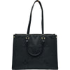 ルイ・ヴィトン LOUIS VUITTON オンザゴー MM M45595 ブラック モノグラム・アンプラント レディース トートバッグ