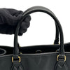 ルイ・ヴィトン LOUIS VUITTON オンザゴー MM M45595 ブラック モノグラム・アンプラント レディース トートバッグ