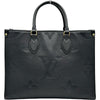 ルイ・ヴィトン LOUIS VUITTON オンザゴー MM M45595 ブラック モノグラム・アンプラント レディース トートバッグ