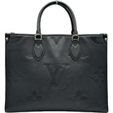ルイ・ヴィトン LOUIS VUITTON オンザゴー MM M45595 ブラック モノグラム・アンプラント レディース トートバッグ