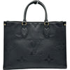 ルイ・ヴィトン LOUIS VUITTON オンザゴー MM M45595 ブラック モノグラム・アンプラント レディース トートバッグ