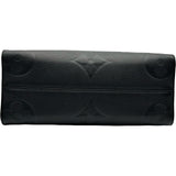 ルイ・ヴィトン LOUIS VUITTON オンザゴー MM M45595 ブラック モノグラム・アンプラント レディース トートバッグ