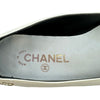 シャネル CHANEL バイカラーバレリーナシューズ G45054 ホワイト パテント レディース バレエシューズ