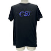 クリスチャン・ディオール Christian Dior ×Kenny Scharf CDロゴ刺繍半袖Tシャツ 193J697A0677 ブラック コットン メンズ 半袖Ｔシャツ