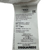ディースクエアード DSQUARED 総柄グラフィックスウェットシャツ S75GU0422 ホワイト コットン レディース スウェット