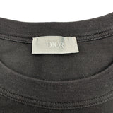 クリスチャン・ディオール Christian Dior ×Kenny Scharf CDロゴ刺繍半袖Tシャツ 193J697A0677 ブラック コットン メンズ 半袖Ｔシャツ