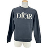 クリスチャン・ディオール Christian Dior ×Judy Blame ロゴ刺繍スウェット 043J604A0531 ブラック コットン メンズ スウェット
