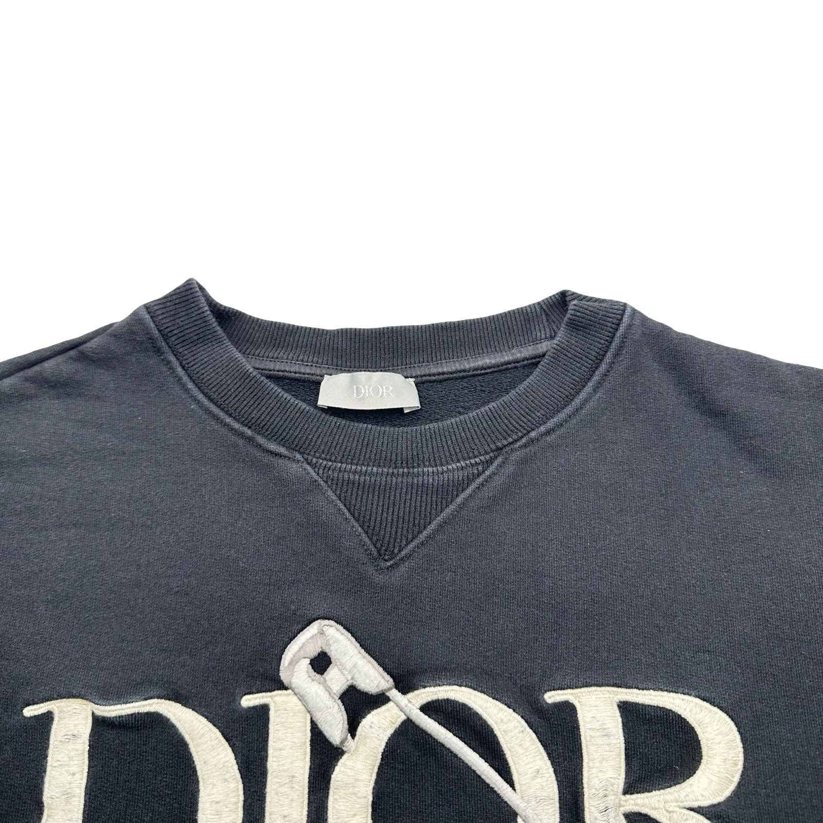 “Christian Dior クリスチャンディオール ロゴ　スウェット クリスチャン・ディオール Christian Dior ×Judy Blame ロゴ刺繍