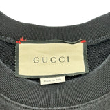 グッチ GUCCI フロントロゴスウェット 469250 ブラック コットン レディース スウェット