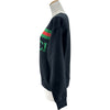 グッチ GUCCI フロントロゴスウェット 469250 ブラック コットン レディース スウェット