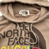 グッチ GUCCI × THE NORTH FACE フロントロゴパーカー 615061 キャメル コットン メンズ スウェット