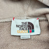 グッチ GUCCI × THE NORTH FACE フロントロゴパーカー 615061 キャメル コットン メンズ スウェット