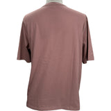 エルメス HERMES レザーホースワッペン半袖Tシャツ ピンク コットン メンズ 半袖Ｔシャツ