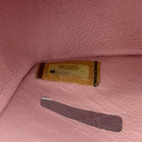 シャネル CHANEL マトラッセ25 A01112 8番台 ピンク ゴールド金具 ツイード/レザー レディース ショルダーバッグ