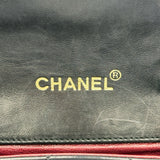 シャネル CHANEL ココマークマトラッセチェーンショルダー 0番台 ブラック/ホワイト ゴールド金具 ラム レディース ショルダーバッグ