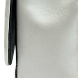 シャネル CHANEL ココマークマトラッセチェーンショルダー 0番台 ブラック/ホワイト ゴールド金具 ラム レディース ショルダーバッグ