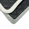 シャネル CHANEL ココマークマトラッセチェーンショルダー 0番台 ブラック/ホワイト ゴールド金具 ラム レディース ショルダーバッグ