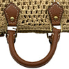 ルイ・ヴィトン LOUIS VUITTON ナノ・スピーディ M83525 ベージュ/ブラウン LVバイザプール ラフィア レディース ハンドバッグ