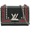 ルイ・ヴィトン LOUIS VUITTON ツイストMM M42778 ブラック/ホワイト/レッド シルバー金具 エピ レディース ショルダーバッグ