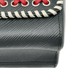 ルイ・ヴィトン LOUIS VUITTON ツイストMM M42778 ブラック/ホワイト/レッド シルバー金具 エピ レディース ショルダーバッグ