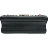 ルイ・ヴィトン LOUIS VUITTON ツイストMM M42778 ブラック/ホワイト/レッド シルバー金具 エピ レディース ショルダーバッグ