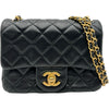 シャネル CHANEL ミニマトラッセポールチェーンショルダー AS1786 ブラック ゴールド金具 ラム レディース ショルダーバッグ