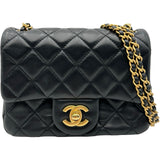 シャネル CHANEL ミニマトラッセポールチェーンショルダー AS1786 ブラック ゴールド金具 ラム レディース ショルダーバッグ