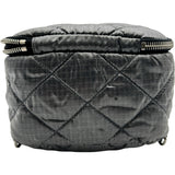 シャネル CHANEL ネージュコレクション ココマークミニバックパック AS4366 グレー/ブラック シルバー金具 ナイロン/レザー レディース リュック・デイパック