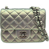 シャネル CHANEL ミニマトラッセ18 A35200 シルバー シルバー金具 カーフ レディース ショルダーバッグ