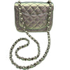 シャネル CHANEL ミニマトラッセ18 A35200 シルバー シルバー金具 カーフ レディース ショルダーバッグ