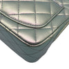 シャネル CHANEL ミニマトラッセ18 A35200 シルバー シルバー金具 カーフ レディース ショルダーバッグ
