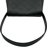 シャネル CHANEL マトラッセ台形ショルダーバッグ 5番台 ブラック ゴールド金具 キャビア レディース ハンドバッグ
