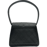 シャネル CHANEL マトラッセ台形ショルダーバッグ 5番台 ブラック ゴールド金具 キャビア レディース ハンドバッグ