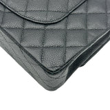 シャネル CHANEL マトラッセ25 A01112 17番台 ブラック ゴールド金具 キャビア レディース ショルダーバッグ