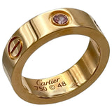 カルティエ Cartier ラブリング ピンクゴールド 750 ピンクサファイア ジュエリー