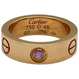 カルティエ Cartier ラブリング ピンクゴールド 750 ピンクサファイア ジュエリー