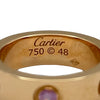 カルティエ Cartier ラブリング ピンクゴールド 750 ピンクサファイア ジュエリー