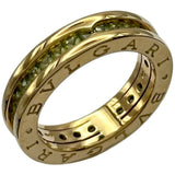 ブルガリ BVLGARI ビーゼロワンリング 1バンド(XS) ゴールド 750 ペリドット ジュエリー