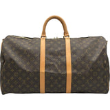 ルイ・ヴィトン LOUIS VUITTON キーポル・バンドリエール 55 M41414 モノグラム・キャンバス ユニセックス ボストンバッグ
