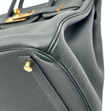 エルメス HERMES バーキン30 刻印不鮮明 ヴェール ゴールド金具 トゴ レディース ハンドバッグ