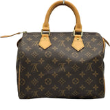 ルイ・ヴィトン LOUIS VUITTON スピーディ25 M41528 ブラウン モノグラムキャンバス レディース ハンドバッグ