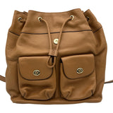 コーチ COACH バッグパック D1861 ベージュ レザー レディース リュック・デイパック