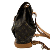 ルイ・ヴィトン LOUIS VUITTON モンスリMM M51136 ブラウン モノグラム・キャンバス レディース リュック・デイパック