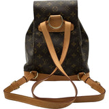 ルイ・ヴィトン LOUIS VUITTON モンスリMM M51136 ブラウン モノグラム・キャンバス レディース リュック・デイパック