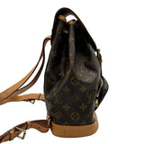 ルイ・ヴィトン LOUIS VUITTON モンスリMM M51136 ブラウン モノグラム・キャンバス レディース リュック・デイパック
