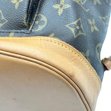 ルイ・ヴィトン LOUIS VUITTON モンスリMM M51136 ブラウン モノグラム・キャンバス レディース リュック・デイパック