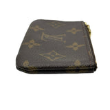 ルイ・ヴィトン LOUIS VUITTON ポシェット・クレ M62650 ブラウン モノグラム・キャンバス レディース コインケース