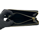 ルイ・ヴィトン LOUIS VUITTON ポルトフォイユ・クレマンス M60171 ブラック アンプラント レディース 長財布