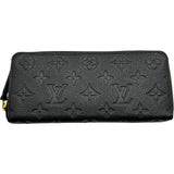 ルイ・ヴィトン LOUIS VUITTON ポルトフォイユ・クレマンス M60171 ブラック アンプラント レディース 長財布